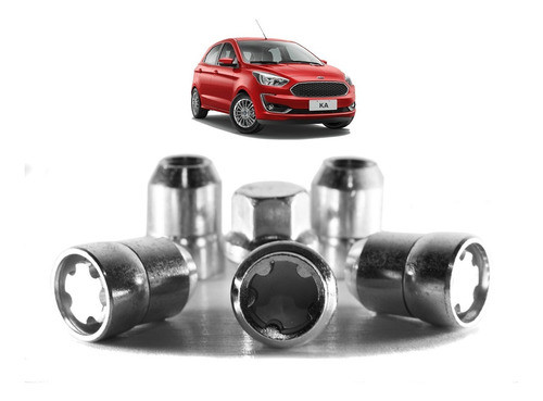 Tuercas Bulones De Seguridad Antirrobo P/ Ford Ka 0