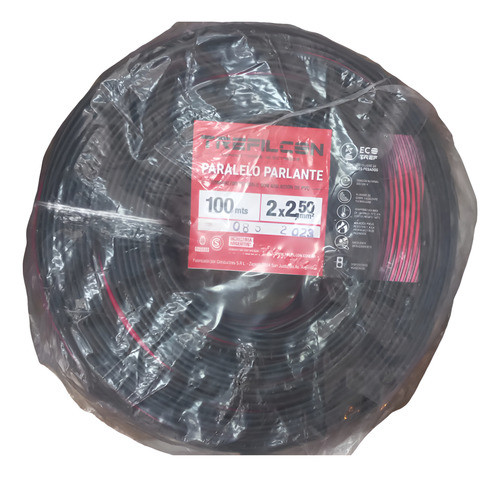 Cable Audio Trefilcon Ppt2250 Rojo/negro 100m. 0