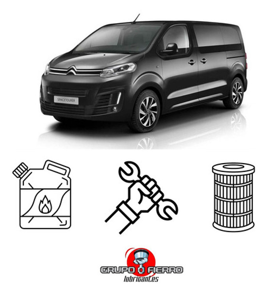 Cambio De Aceite Total 9000 Y Filtro Citroen Spacetourer 0