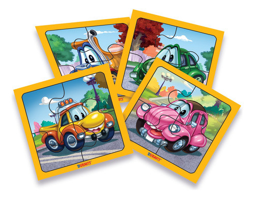 Rompecabezas 4 Puzzle 4 Pzs Autos Duravit Casa Valente 0