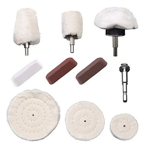 10 Pcs Kit De Rueda De Pulido Juego De Ruedas De Pulido... 0