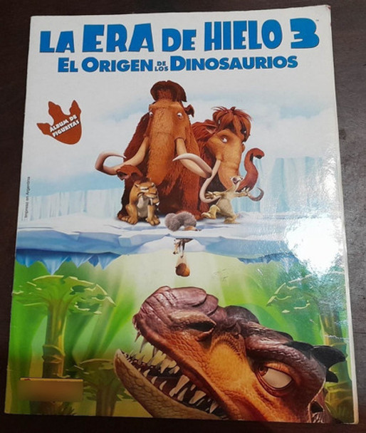 Album De Figuritas ** La Era Del Hielo 3 ** (43 Figuritas) 0 Album De Figuritas ** La Era Del Hielo 3 ** (43 Figuritas) 0