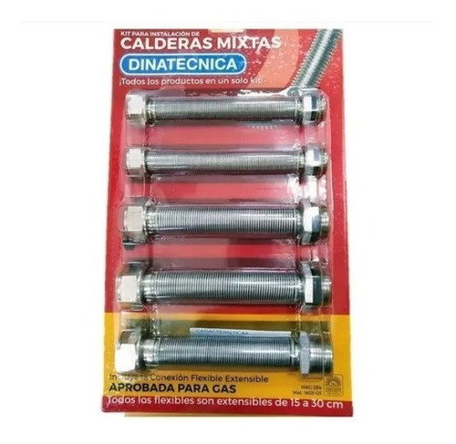 Kit Instalación Conexion Flexible Caldera Dual Dinatecnica 0