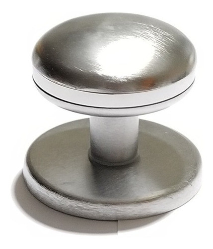 Pomo Fijo Centrado Con Roseta De 70mm Aluminio Currao 0