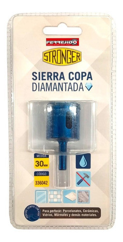 Mecha Sierra Copa Broca Diamantada 30mm Stronger- Ferrejido 0