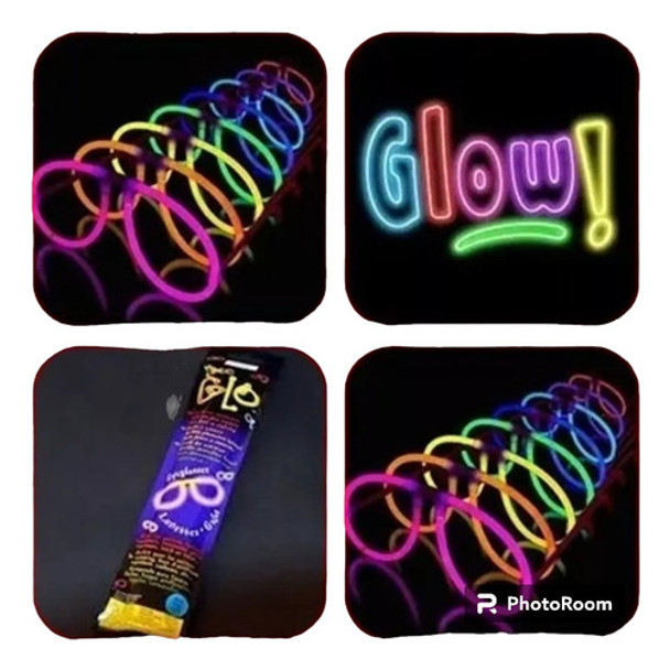 Anteojos Luminoso X 10 Neon   Exelente Cotillon 0 Anteojos Luminoso X 10 Neon   Exelente Cotillon 0