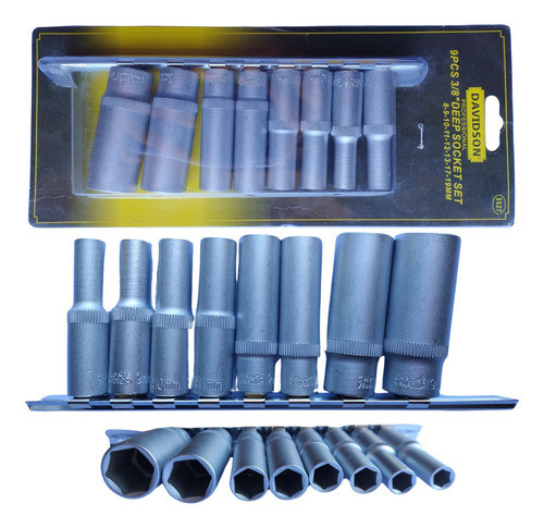 Juego De Tubos Largos De 3/8 8 A 19mm Davidson E1 0
