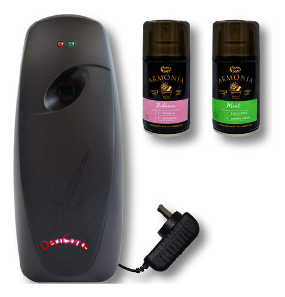 Aromatizante Automatico Electrico Negro + 2 Fragancias Prem 0 Aromatizante Automatico Electrico Negro + 2 Fragancias Prem 0