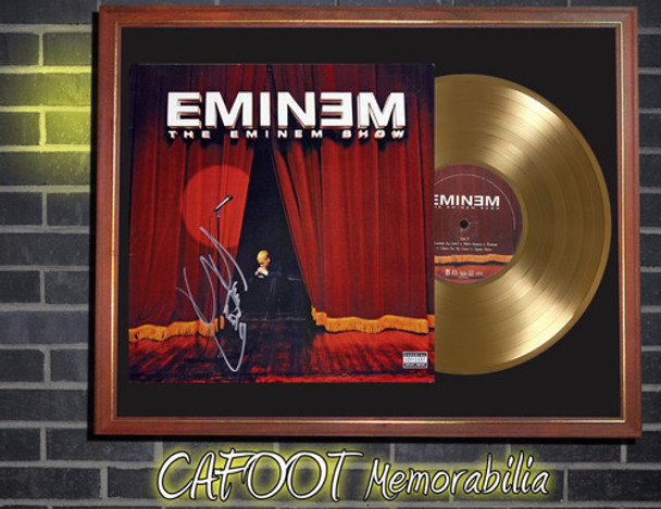 Eminem The Eminem Show Tapa Lp Firmado Y Disco De Oro 0