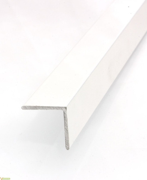 Perfil De Aluminio Angulo 19x19mm Blanco - Largo X 6 Metros 0 Perfil De Aluminio Angulo 19x19mm Blanco - Largo X 6 Metros 0