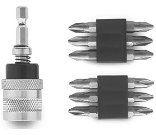 Adaptador Punta 1/4 Bremen Atornillador Durlock 12 Pzs 7293 0