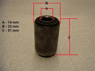 Buje De Parrilla Superior Delantero Sampel Ford Corcel 79-81 0
