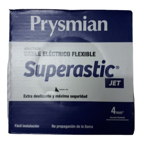 Cable Unipolar 4mm Prysmian Pirelli Corte X 30mts. 0