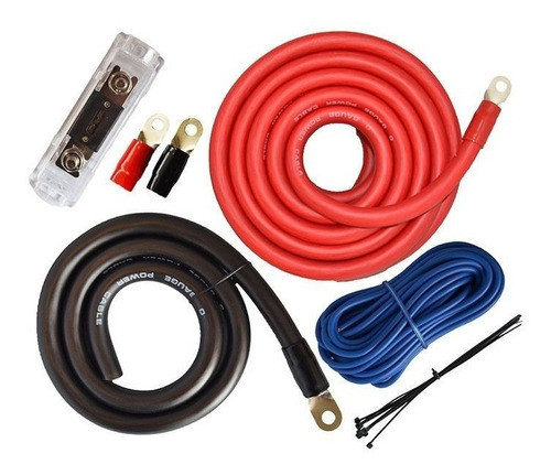 0 Gauge Amp Kit Amplifier Install Cableado De Alimentación K 0