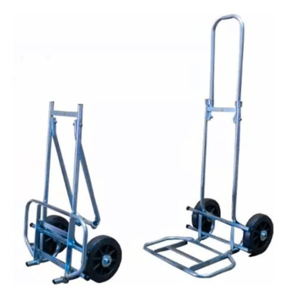 Zorra Plegable Resistente De Hierro Carrito Soporta 100kg 0