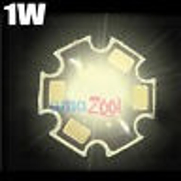 10pcs X 1w Alta Potencia 70lm Blanco Cálido Led 1 Watt Super 0