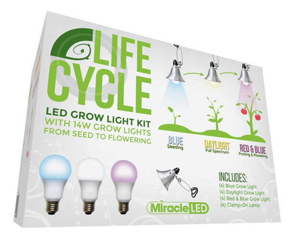 Kit De Luz Led Ciclo De Vida De Plantas 3 Bombillas Tre... 0 Kit De Luz Led Ciclo De Vida De Plantas 3 Bombillas Tre... 0