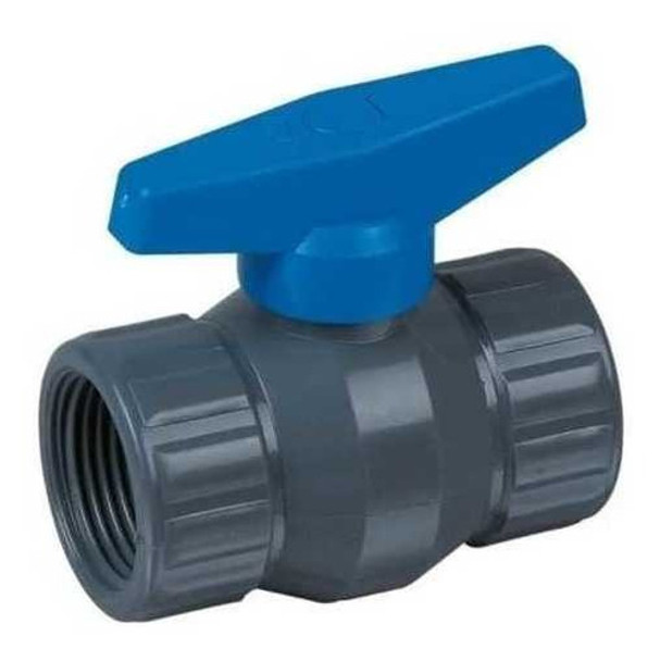 Llave De Paso Plástica Duke 1 Pulgada Hembra-hembra 0 Llave De Paso Plástica Duke 1 Pulgada Hembra-hembra 0