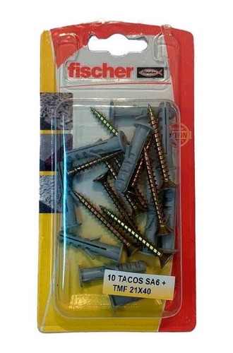 10 Tacos Sa6 + Tornillos Fischer 0