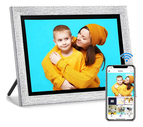 Marco De Fotos Digital Wifi De 257cm Con Pantalla Táctil Y 1 0