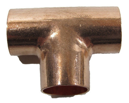 Tee Union Para Soldar Caño De Cobre 1/2 Alef Refrigeracion 0