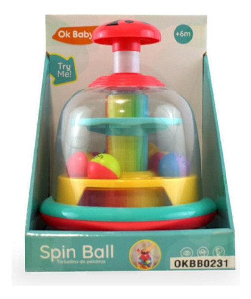 Spin Ball Torbellino De Pelotitas Juego Ok Baby 0
