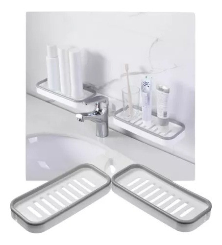 Estante Plegable Para Baño Esquinero Pared 0