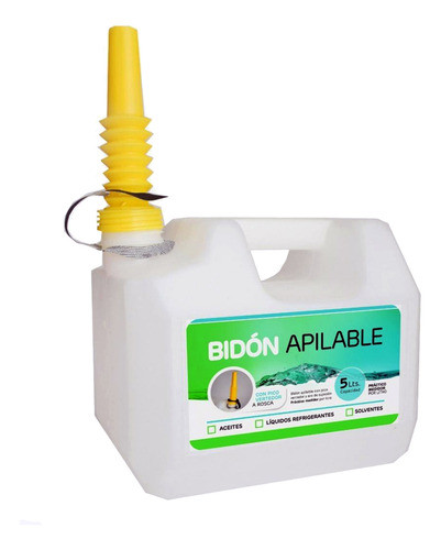 Bidon Multiuso Reforzado Transparente Con Pico 5l Driven 0