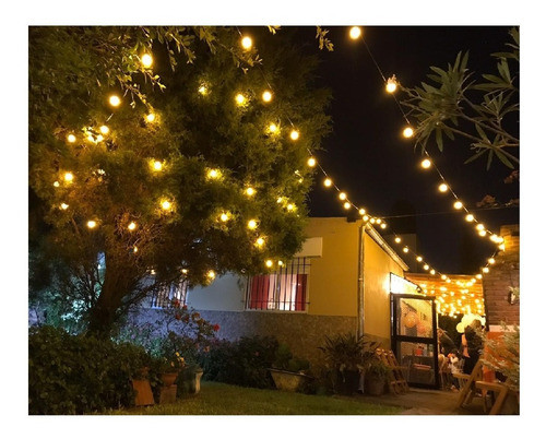 Guirnalda Luces X 20 Metros Con Lamparas Incandescente!!! 0