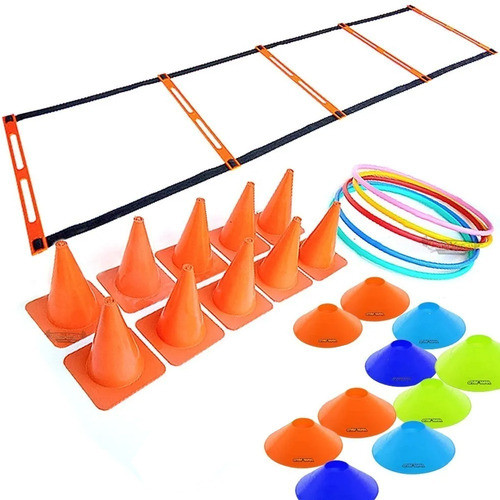Kit Coordinación Escalera Entrenamiento  Aros Ula  Conos P 0