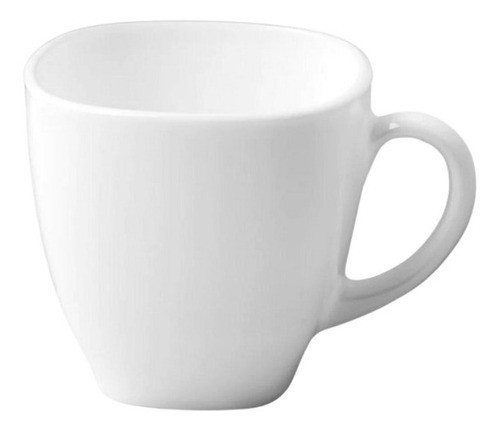 Juego De Tazas Blancas Luminarc Con Plato X6 Unidades 0