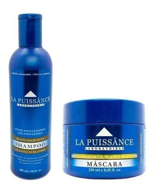 La Puissance Kit Blue Shampoo + Máscara Matizador Rubios 0 La Puissance Kit Blue Shampoo + Máscara Matizador Rubios 0