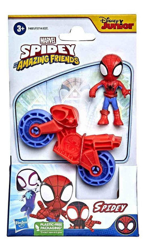 Figura Spidey Con Moto 6 Cm - Mosca 0