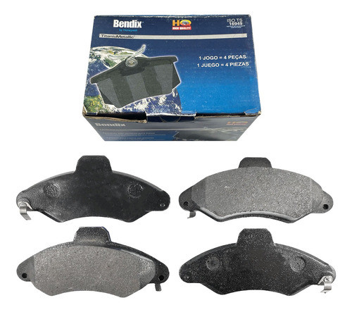 Pastillas Freno Bendix Volkswagen Logus Delantera 0