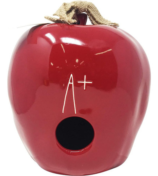 Rae Dunn A Plus Caseta De Cerámica De Manzana Para Pájaros C 0 Rae Dunn A Plus Caseta De Cerámica De Manzana Para Pájaros C 0