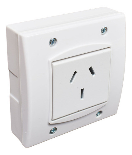 Tomacorriente Sobreponer Aplicar 20a Jeluz Blanco 0