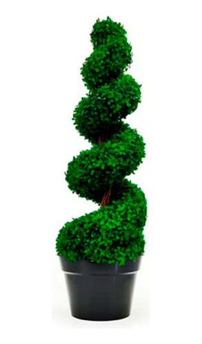 Planta Topiaria Artificial Espiral Tirabuzon Grande 0
