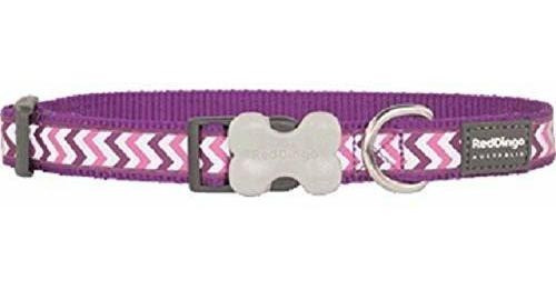 Collar De Perro Ziggy Reflectante Rojo Dingo 0