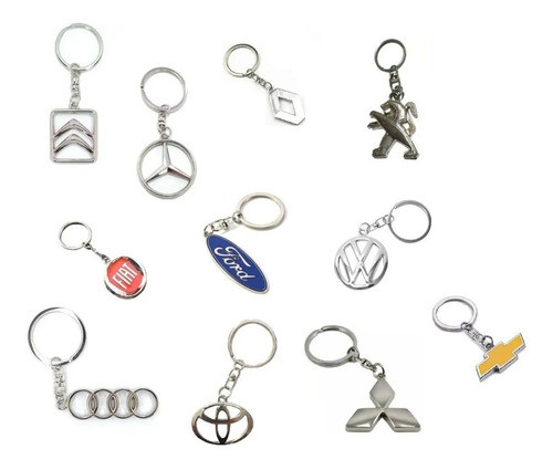 Llaveros Exclusivos De Marca De Autos X Mayor ( 12) Unidades 0