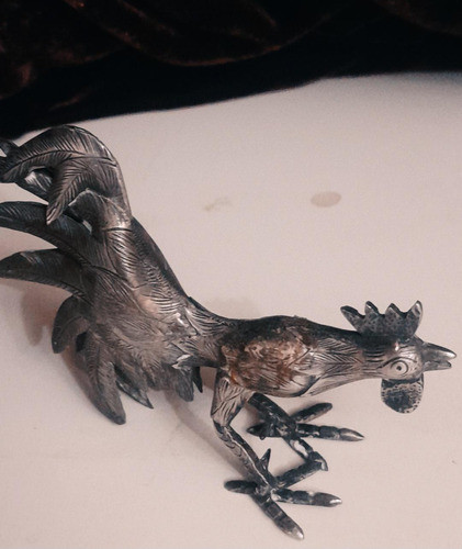 Gallito De Riña De Plata 0