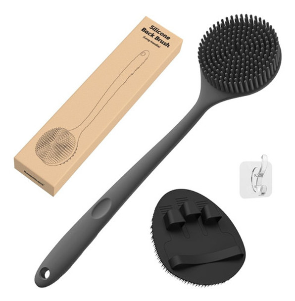 ~? Manmihealth Depurador De Silicona Trasera (cerdas Gruesas 0 ~? Manmihealth Depurador De Silicona Trasera (cerdas Gruesas 0