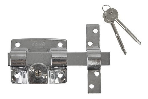 Pasador Cerrojo Llave Cruz Seguridad Bronzen 0