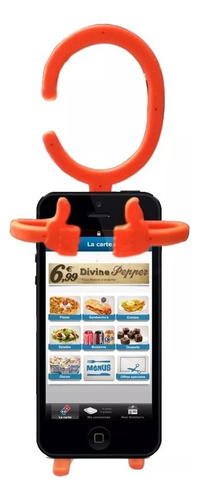 Soporte Flexible Multiuso Celular Gps Universal Hombrecito 0
