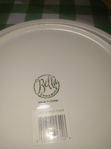 Platos De Cerámica De 27cm.pack X 6. Nuevos.leer Descripción 6 Platos De Cerámica De 27cm.pack X 6. Nuevos.leer Descripción 6