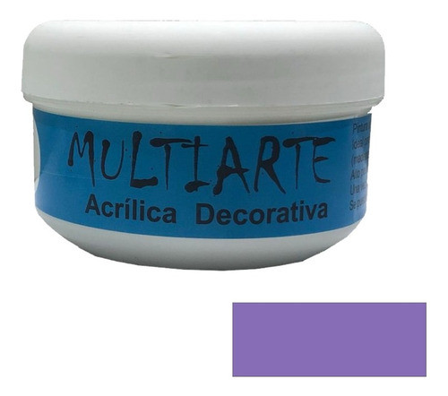 Pintura Manualidades Color Lila Multiarte 200ml 0