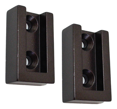 Soporte Caño Rectangular Mocca Cuadrado Lateral Unihopper X2 0