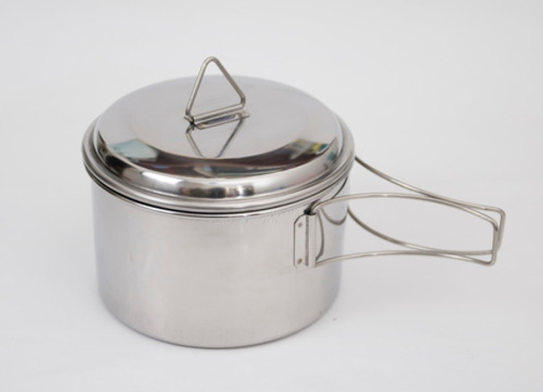 Marmita De Camping De Acero Inoxidable Solo Olla De 16cm 0 Marmita De Camping De Acero Inoxidable Solo Olla De 16cm 0