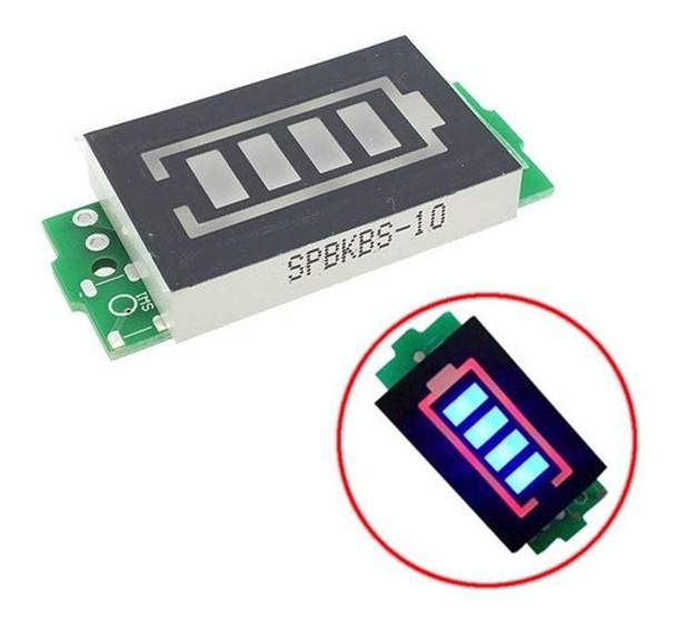 Modulo Indicador Carga De Bateria De Litio 3s 11.1v - 12.6v 0