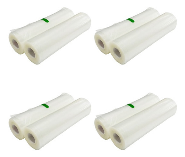 4 Rollos X2 (8u)rollos Gofrados Envasadora Al Vacío 22cmx5m 0 4 Rollos X2 (8u)rollos Gofrados Envasadora Al Vacío 22cmx5m 0