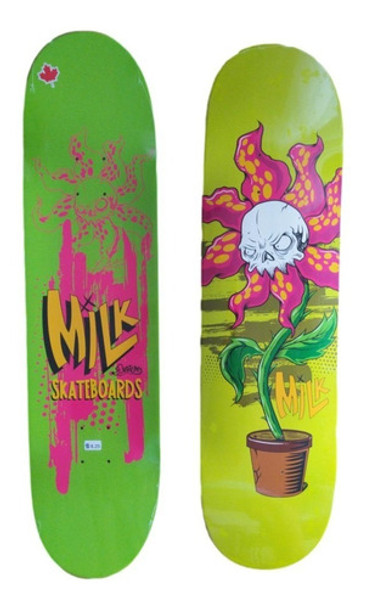 Shape Milk Maple 7.75 Ratones Flower - Skateboard 0